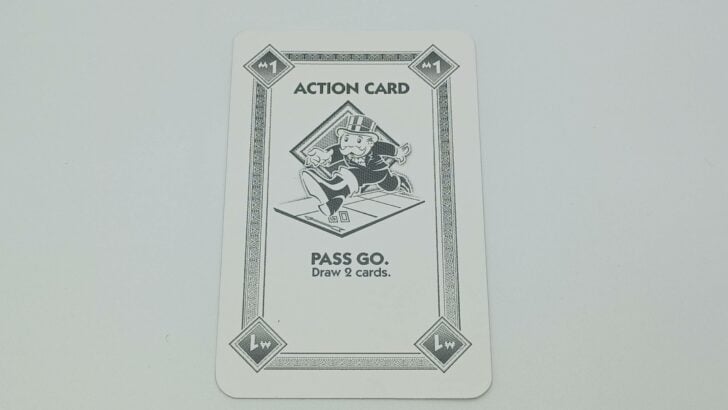 Pass Go card in Monopoly Deal