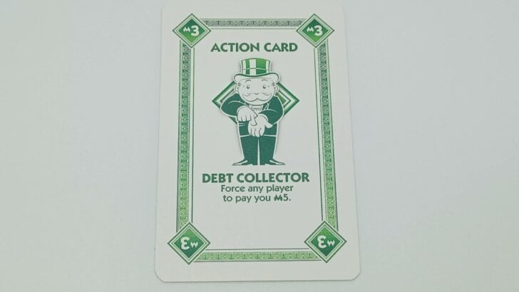 Playing an Action Card in Monopoly Deal