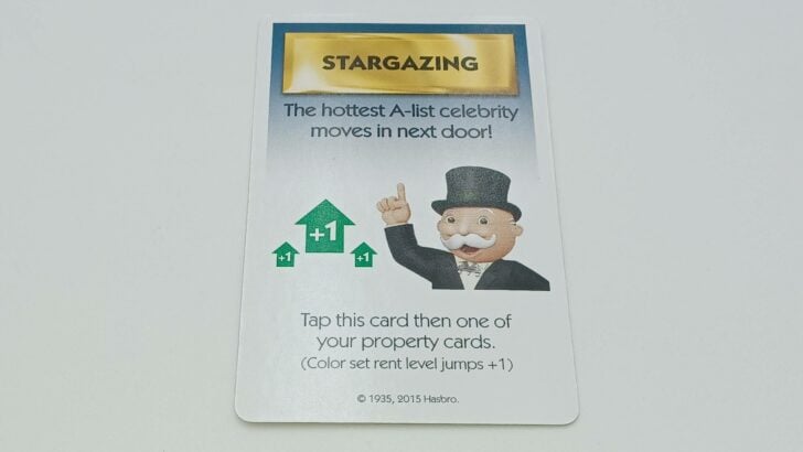 Event card in Monopoly Ultimate Banking
