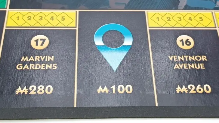 Location Space in Monopoly Ultimate Banking