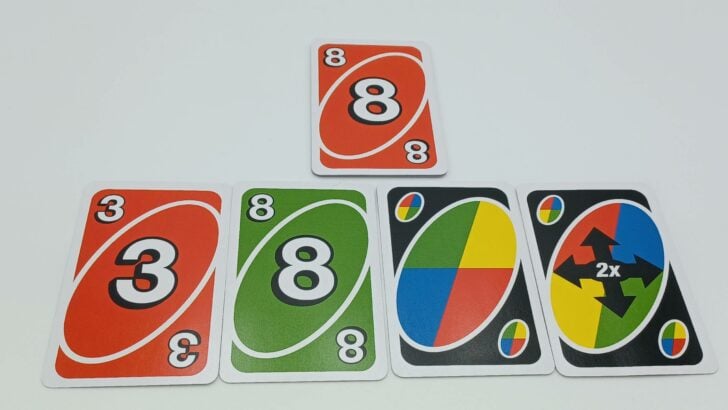 Playing a Card in UNO Attack Mega Hit
