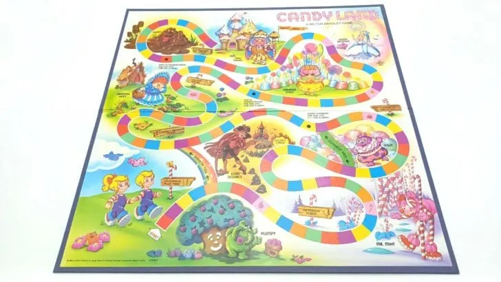 Game board for 1984 Candy Land