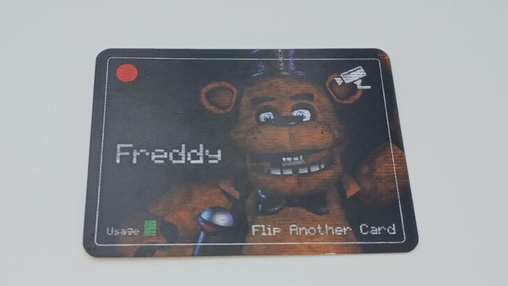 Animatronic card from Five Nights at Freddy's Survive 'Til 6AM