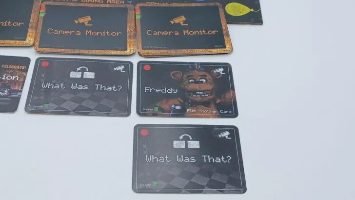 Flipping Over an Animatronic Card in Five Nights at Freddy's Survive 'Til 6AM