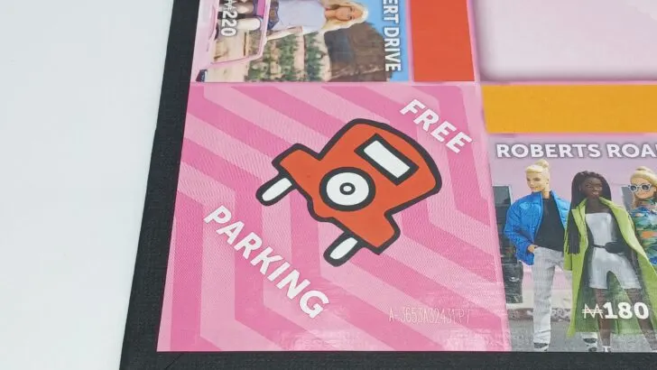 Free Parking Space in Monopoly Barbie