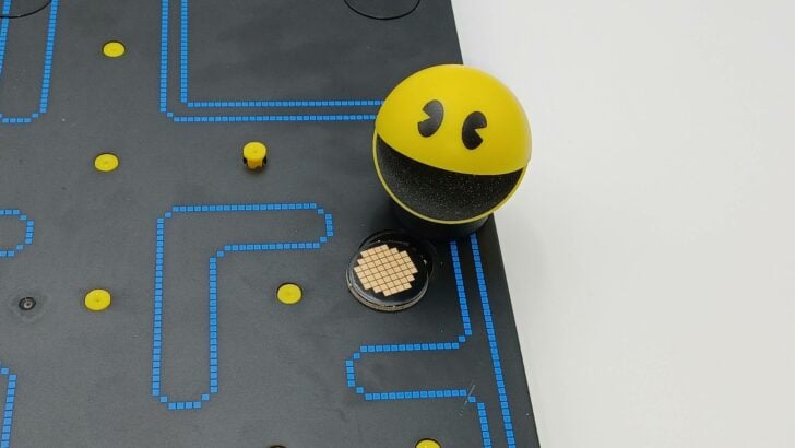Eating a Power Pellet in Pac-Man Board Game