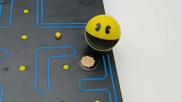 Eating a Power Pellet in Pac-Man Board Game