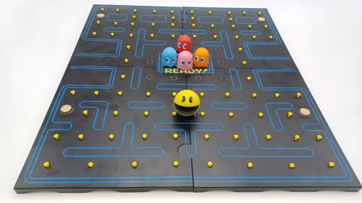 Setup for Pac-Man Board Game