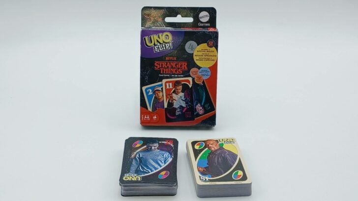 Components for UNO Flip! Stranger Things