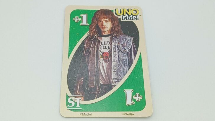 Draw One card in UNO Flip! Stranger Things