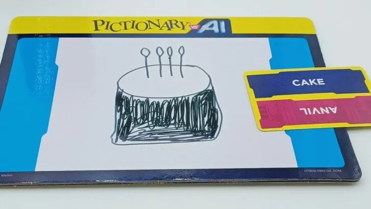 Incorrectly drawing a cake
