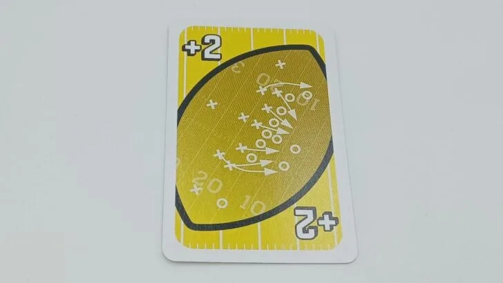 Draw Two card in UNO NFL