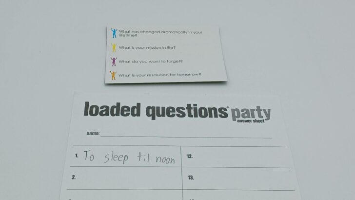 Choosing the best answer in Loaded Questions Party