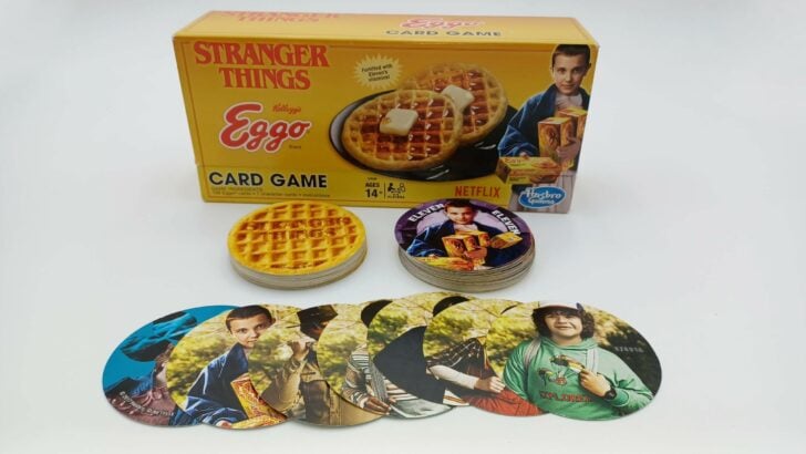 Components for Stranger Things Eggo Card Game