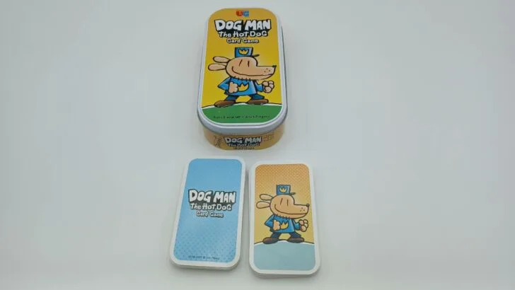 Components for Dog Man The Hot Dog Card Game