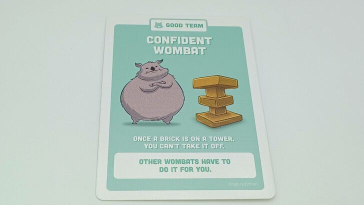 Confident Wombat card