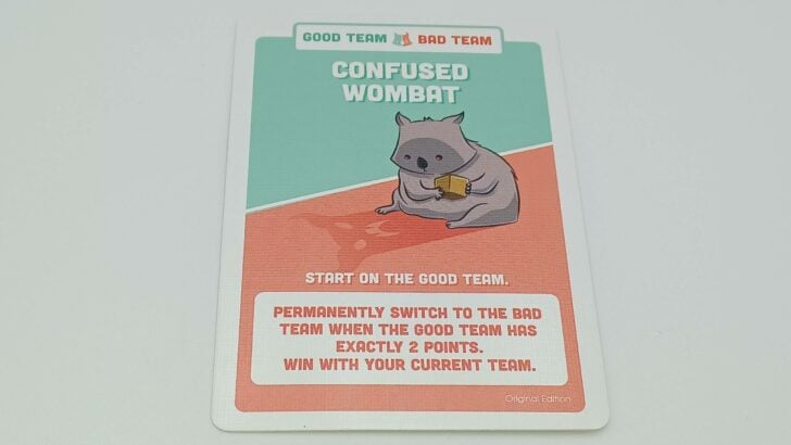 Confused Wombat card