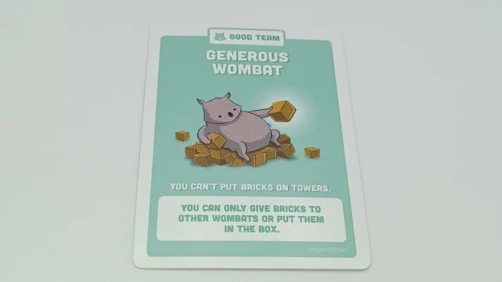 Generous Wombat card