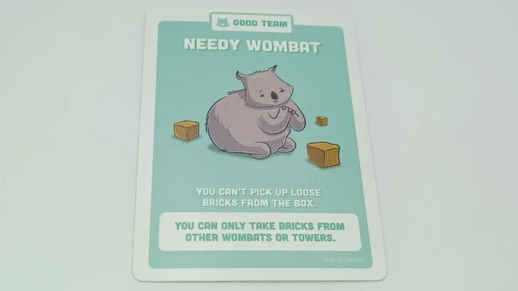 Needy Wombat card