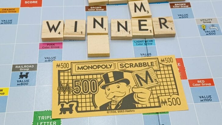 Replacing a blank tile in Monopoly Scrabble