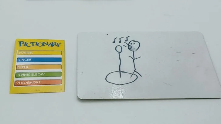 Drawing the current word in Pictionary