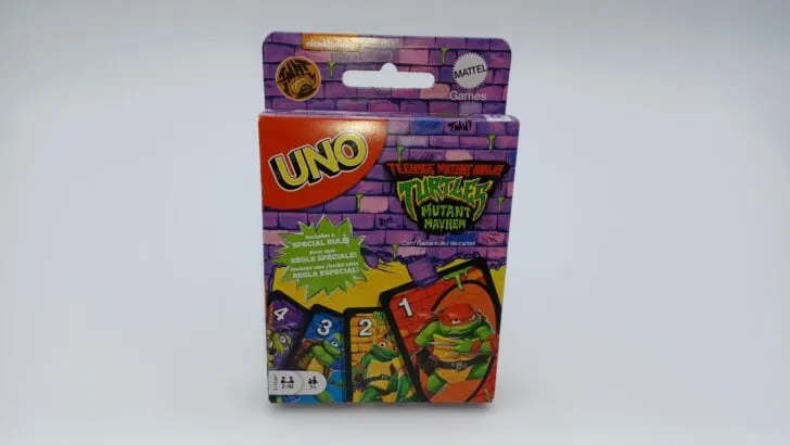 Box for UNO Teenage Mutant Ninja Turtles Mutant Mayhem