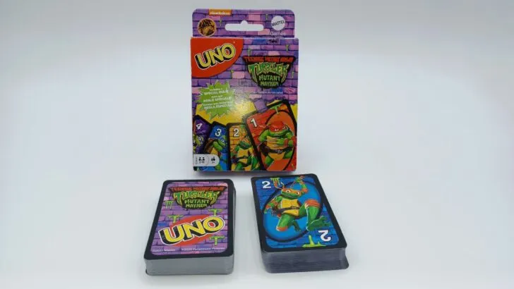 Components for UNO Teenage Mutant Ninja Turtles Mutant Mayhem