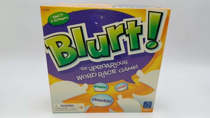 Blurt! Board Game Rules Explained With Pictures