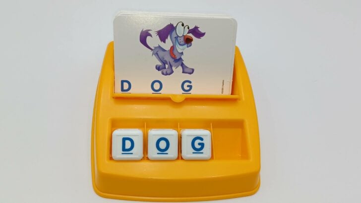 Completely spell a word in Boggle Jr Match It-Spell It
