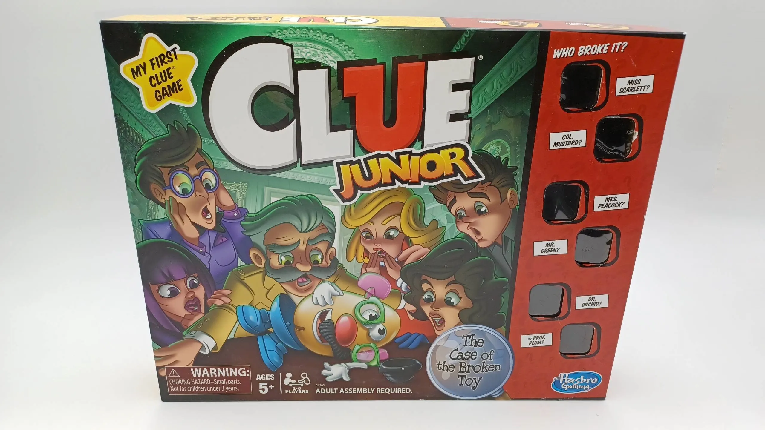 Box for Clue Junior Case of the Broken Toy