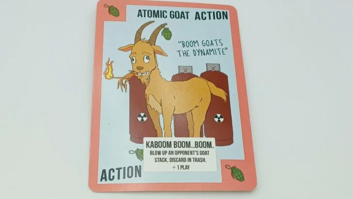 Atomic Goat card from Goat Lords