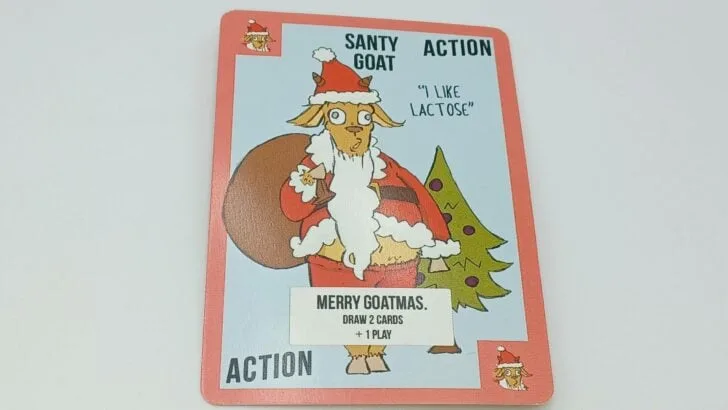 Santy Goat card from Goat Lords