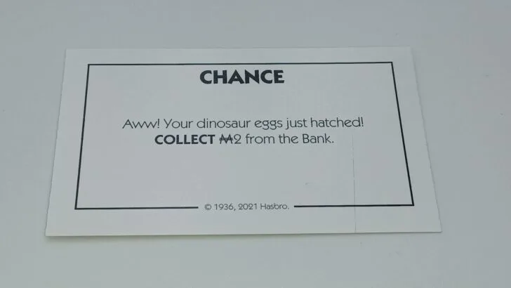 Chance card