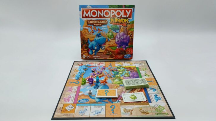Components for Monopoly Junior Dinosaur Edition