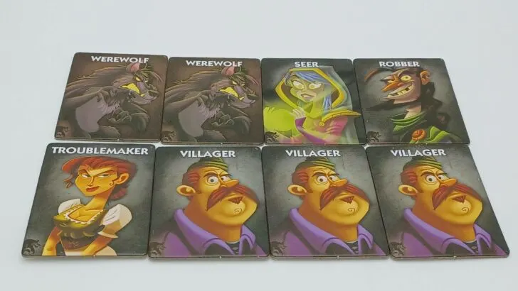 Cards used in the basic version of One Night Ultimate Werewolf