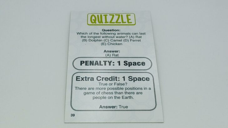 Extra Credit Quizzle card