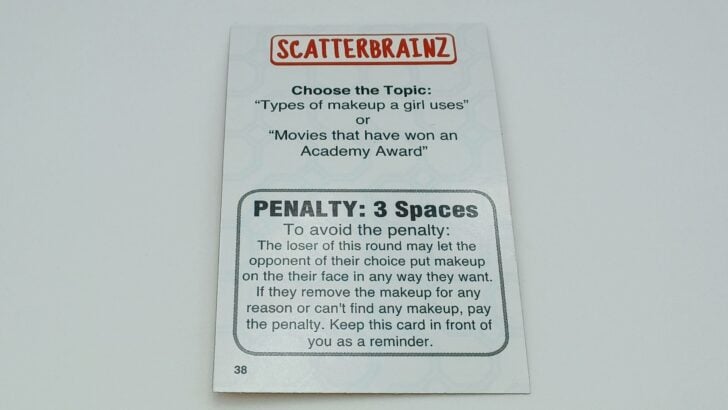 Scatterbrainz card example