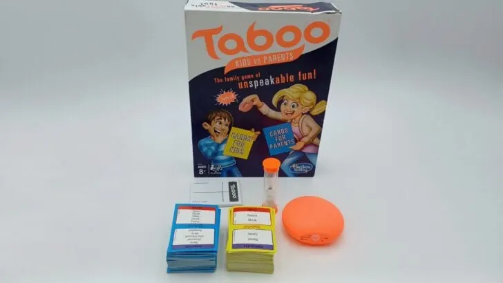 Components for Taboo Kids Vs Adults
