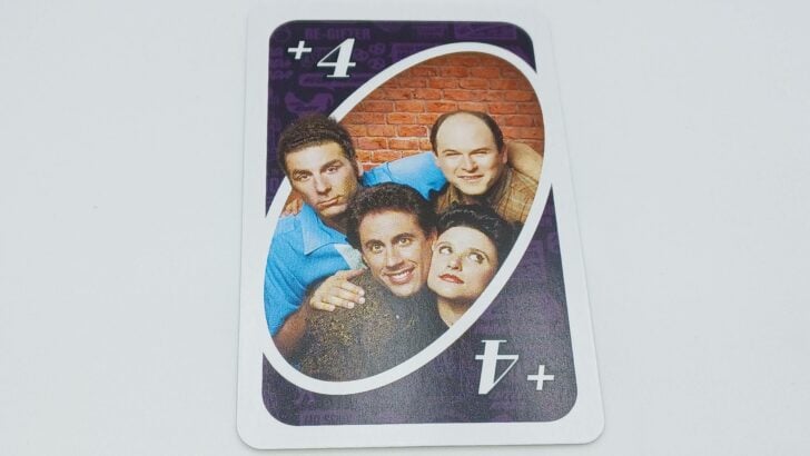 Wild Draw Four card in UNO Seinfeld