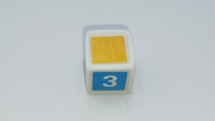 Rolling yellow on the die