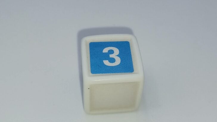 Rolling a number on the die