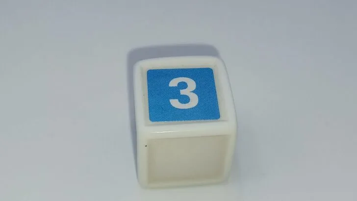 Rolling a number on the die