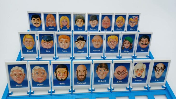Characters from 1987 version of Guess Who?