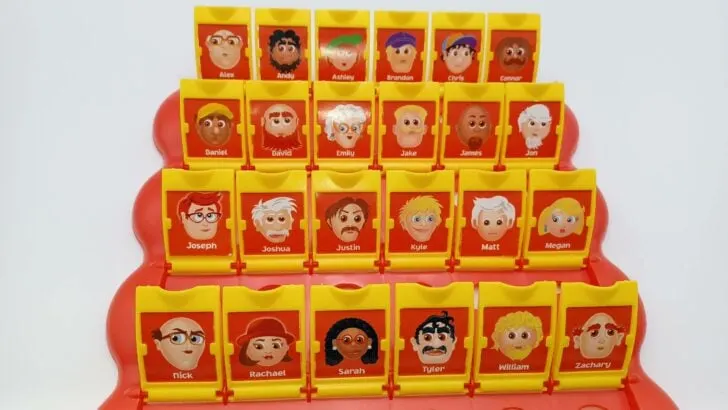 Characters from 2003 version of Guess Who?