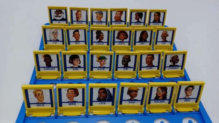 Characters for 2018 version of Guess Who?