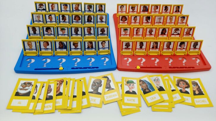 Components for 2018 version of Guess Who?