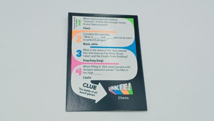 Question card for Linkee