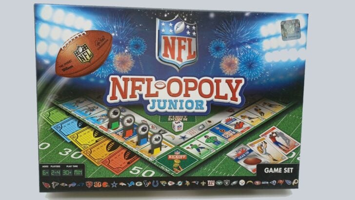 NFL-Opoly Junior Board Game Rules Explained With Pictures