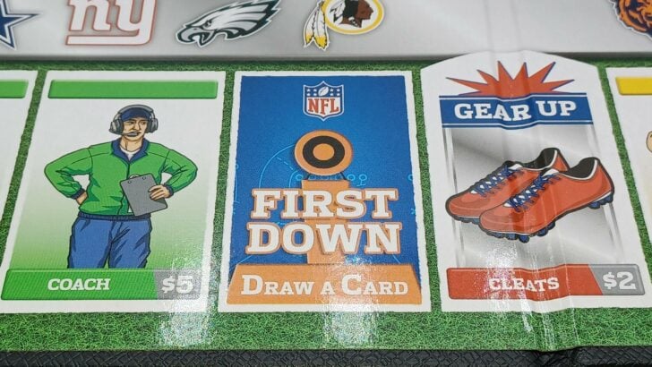 First Down space in NFL-Opoly Junior