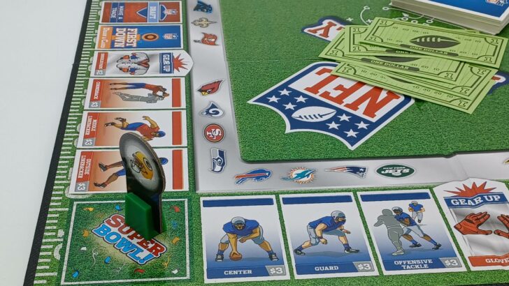 Taking all of the money after landing on the Super Bowl space